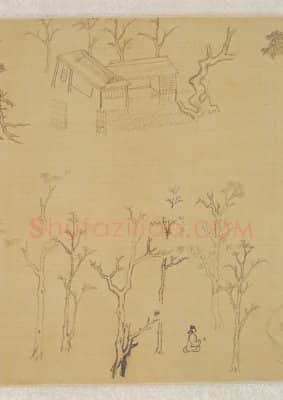 董其昌集古树石画稿卷 | 故宫绘画藏品
