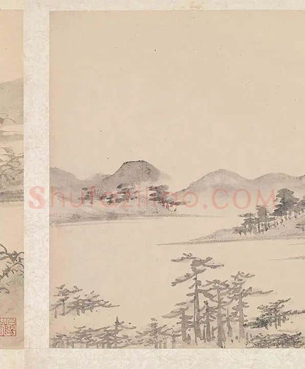 陈淳写意水墨山水画册_12