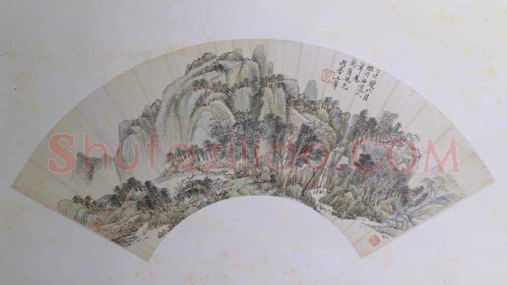 王翚山水图扇页 | 故宫绘画藏品