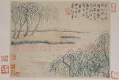 金农人物山水图册 | 故宫绘画藏品