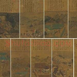 李唐《文姬归汉图》册