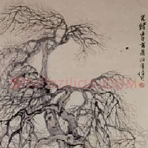 清代 任颐《风尘三侠图》国画人物作品图片赏析