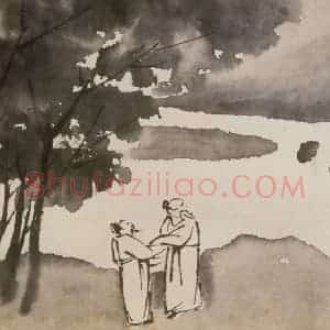 徐渭《泼墨十二段卷》国画花鸟作品图片赏析