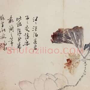 清代 高凤翰《花卉册十开》国画花鸟作品图片赏析