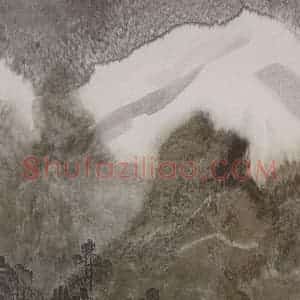 2000年 徐希《雪》国画山水作品图片赏析