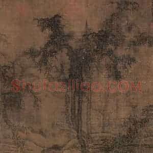 北宋 李成《小寒林图卷》国画山水作品图片赏析
