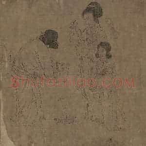 宋代《宫中图》国画人物作品图片赏析
