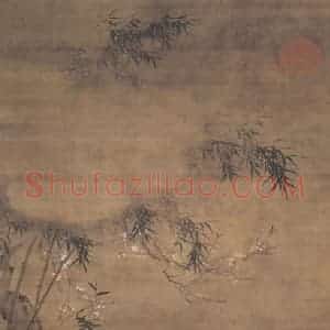 明代 吕纪《南极老人图》国画人物作品图片赏析
