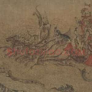 宋代《摹顾恺之洛神赋图》国画综合作品图片赏析