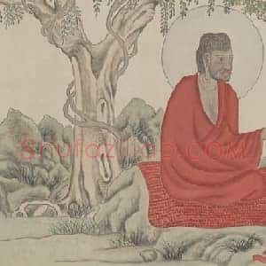 弘历仿赵孟頫罗汉像卷