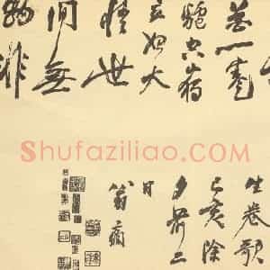 明代 徐渭·墨笔花卉卷·翁方纲题跋(三)