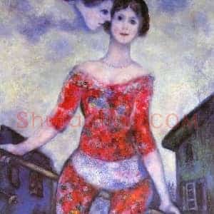 夏加尔《夏加尔绘画》近代书画作品图片赏析