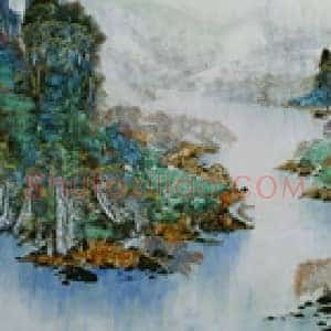 吴雅明:谈荒漠与甘泉,山水艺术审美