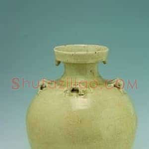 南北朝青釉六系盘口壶瓷器收藏鉴赏