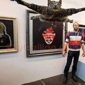荷兰艺术家把宠物猫变成直升飞机