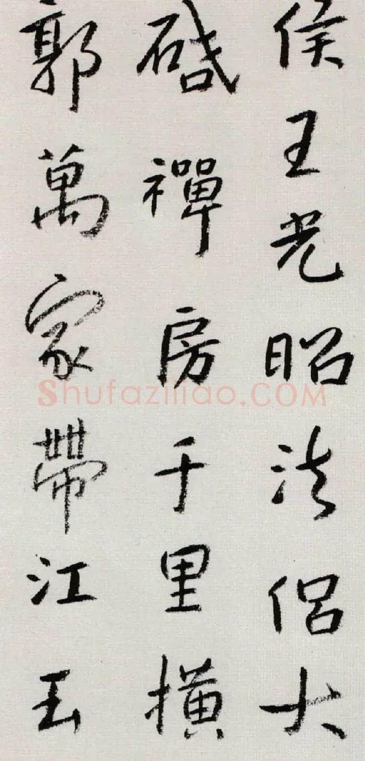 八大山人书法欣赏《节临李邕岳麓寺碑》 | 书法名家作品欣赏