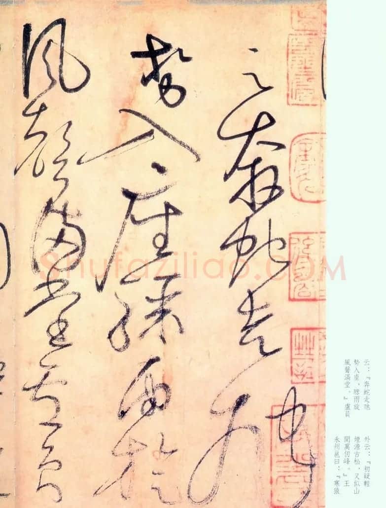 怀素草书《自叙帖》书法图片45P | 书法碑帖