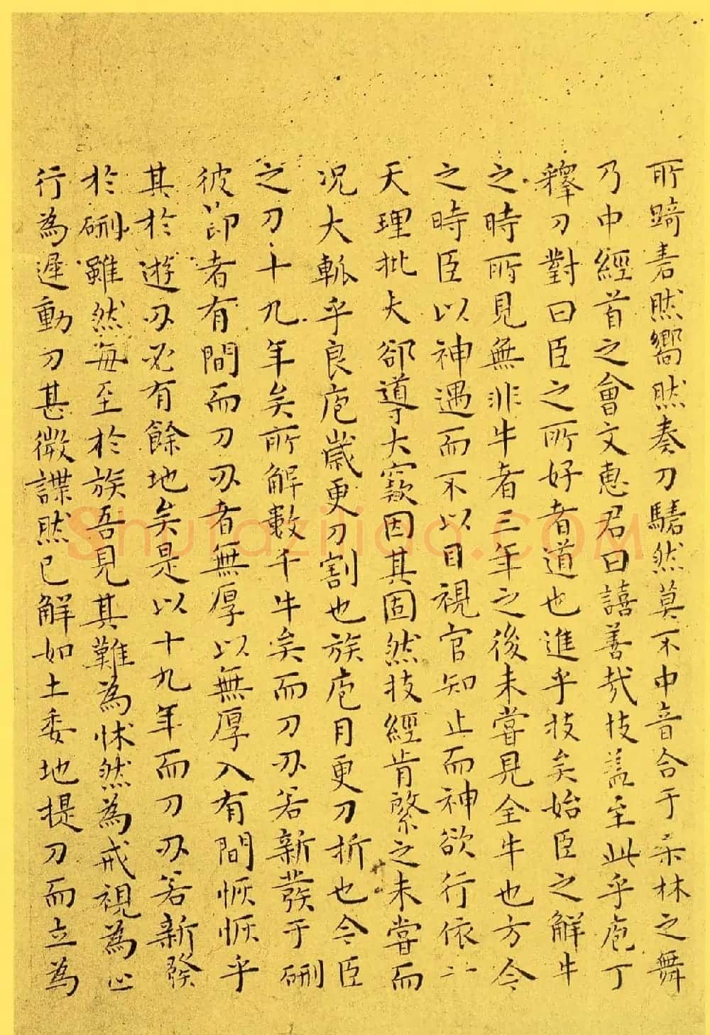 明代书法家王宠小楷欣赏《南华真经内七篇》 | 书法名家作品欣赏
