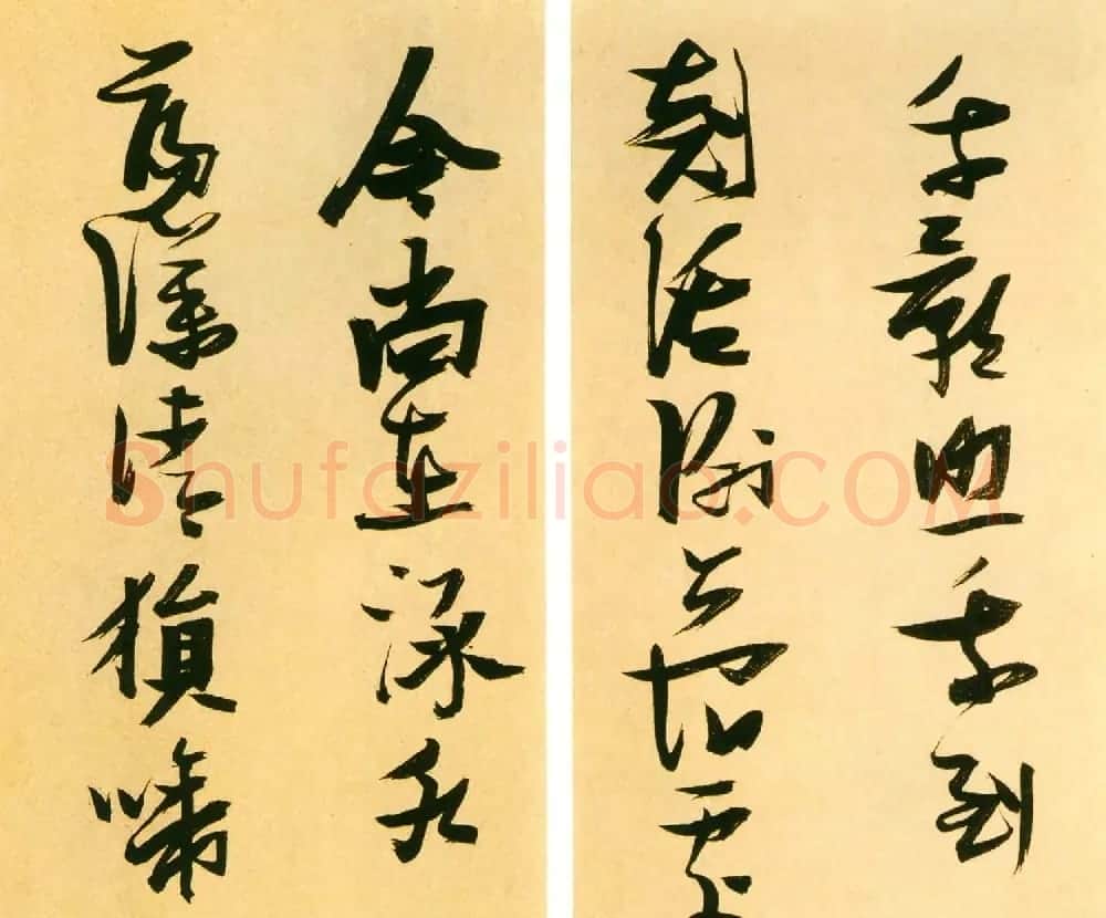 张瑞图墨迹《李白梦游天姥吟留别诗册》彩版 | 书法名家作品欣赏