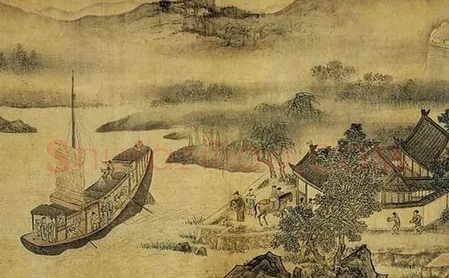 文伯仁《秋浦送别图》+王谷祥彭年书法题跋 | 传世书法作品赏析