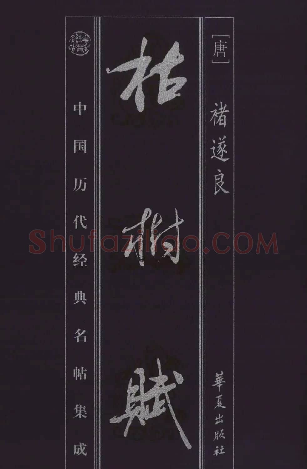 褚遂良书法欣赏《枯树赋》(大图) | 书法碑帖