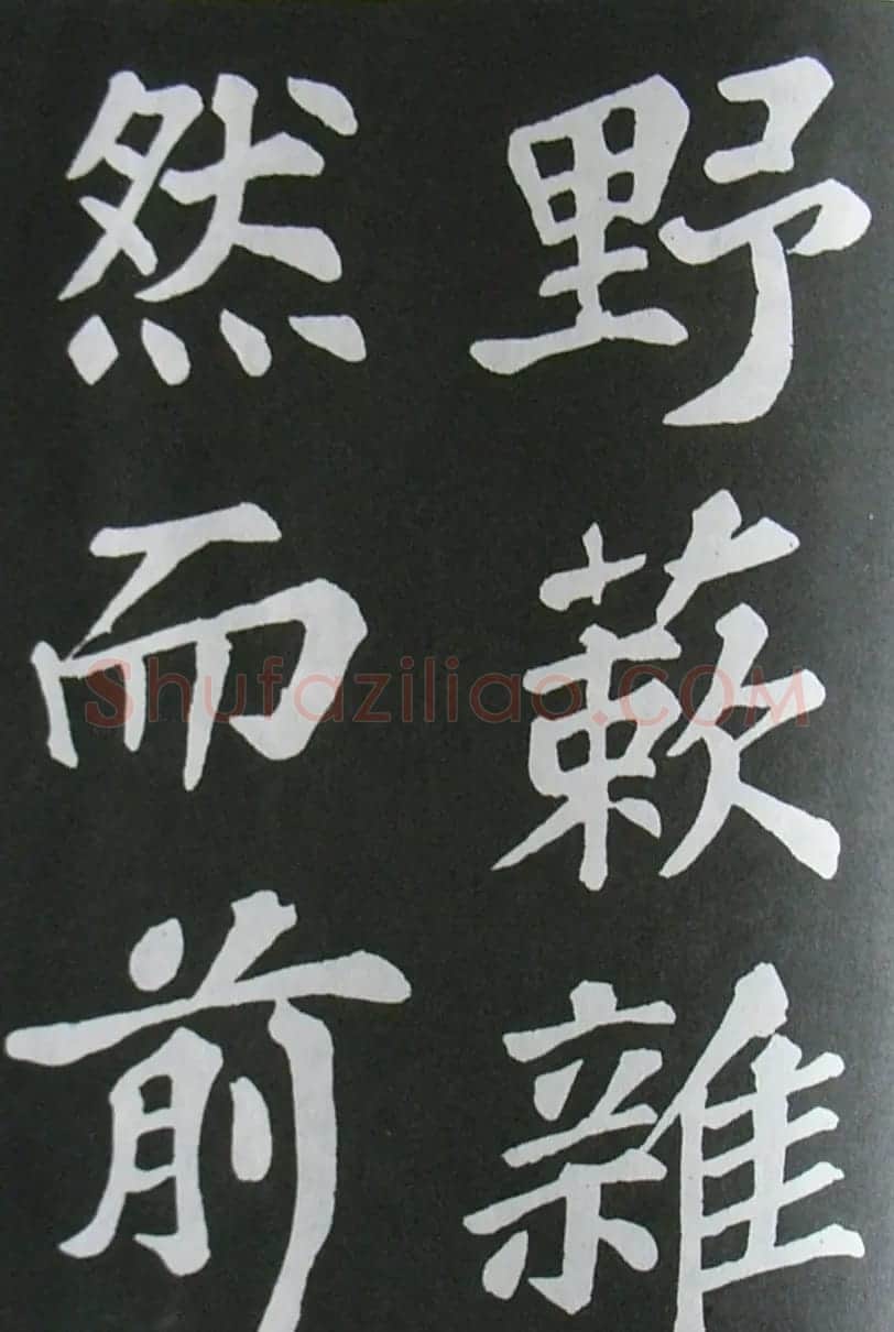 苏轼书法楷书字帖《醉翁亭记》 | 毛笔楷书字帖