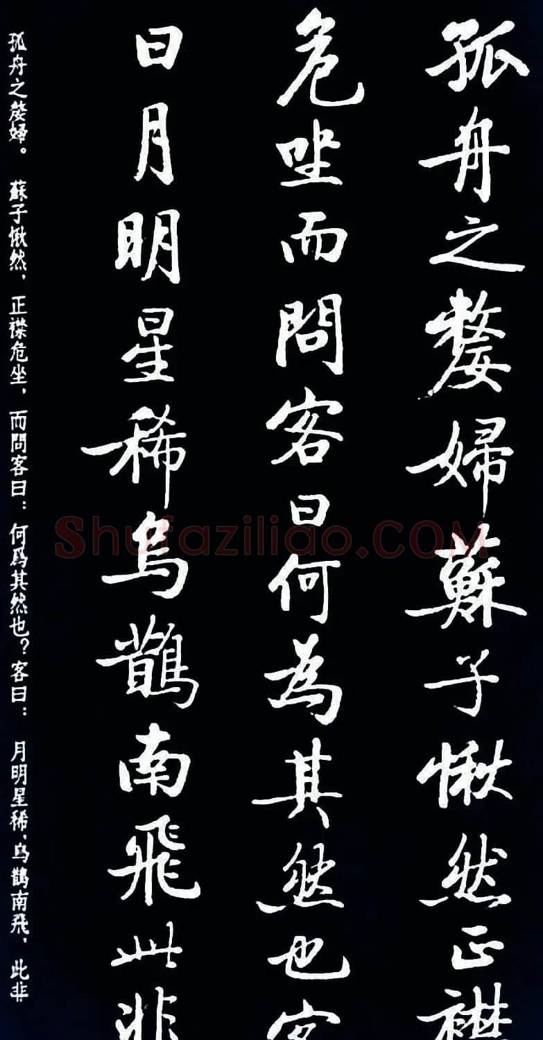 启功书法《临苏东坡前后赤壁赋》 | 毛笔书法作品