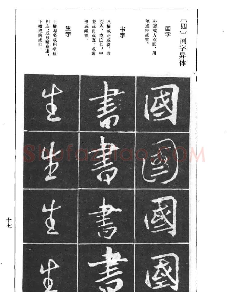 《王羲之行书结构习字帖》图片37张 | 毛笔行书字帖