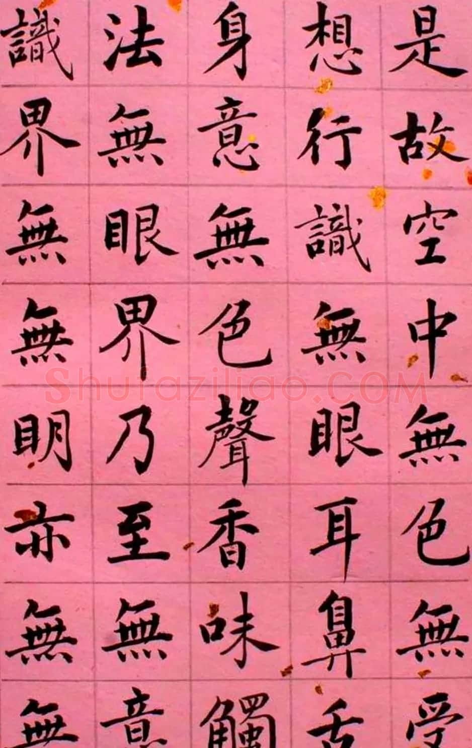 马叙伦楷书欣赏《心经》 | 书法心经全文