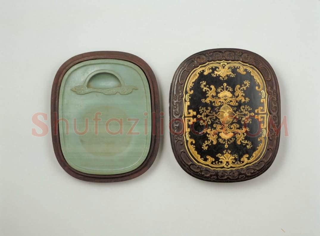 松花石雕旭日池圆砚 | 故宫文房用品藏品