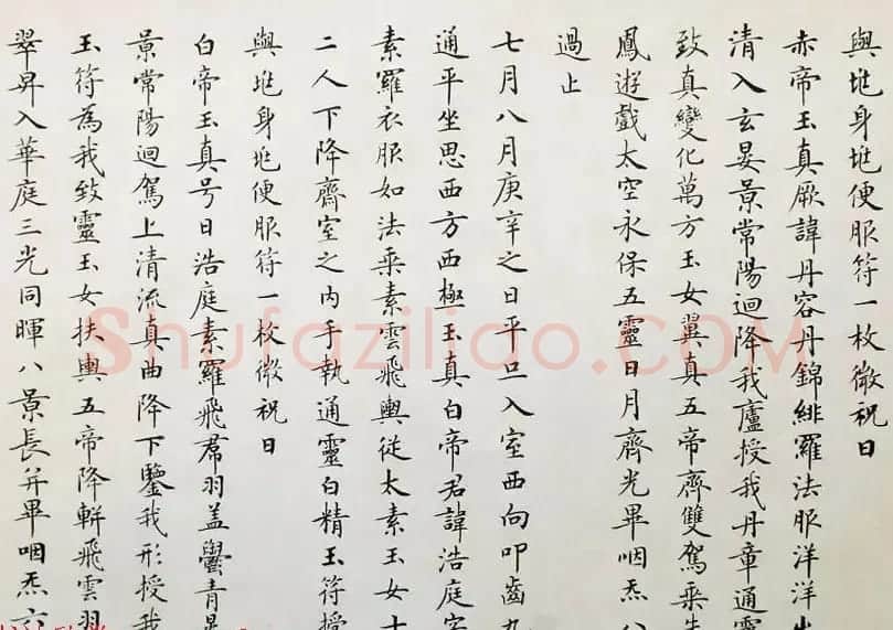 著名书法家卢中南2011年临写《灵飞经》 | 毛笔书法作品