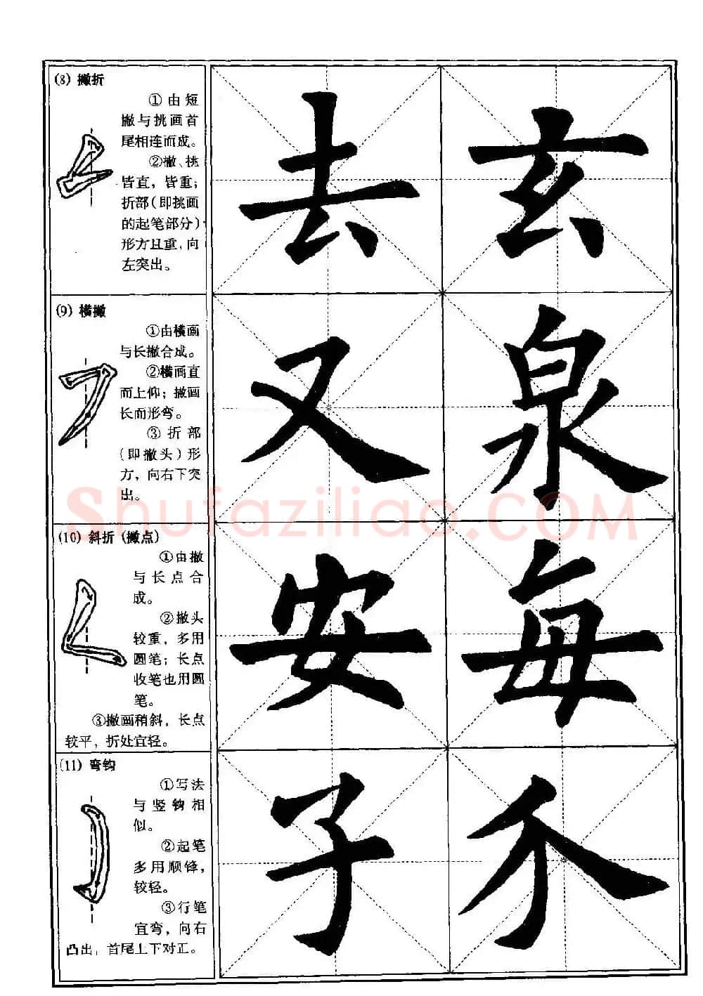 欧体书法教程《欧阳询楷书入门大字帖》 | 毛笔楷书字帖