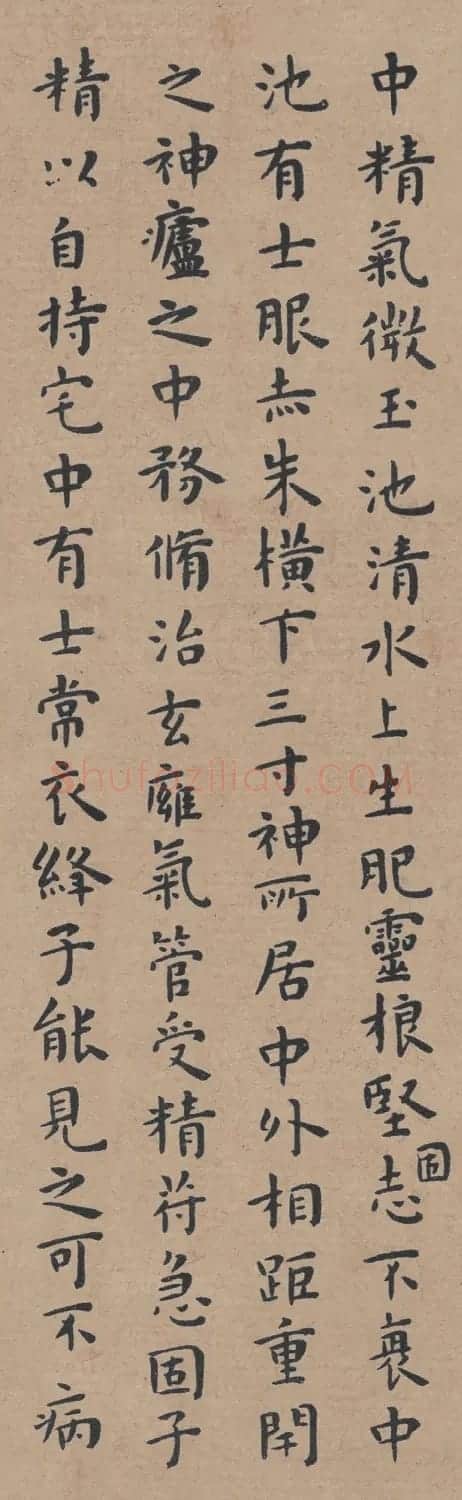 明代著名书法家王宠小楷《黄庭经》 | 名家书法作品精选