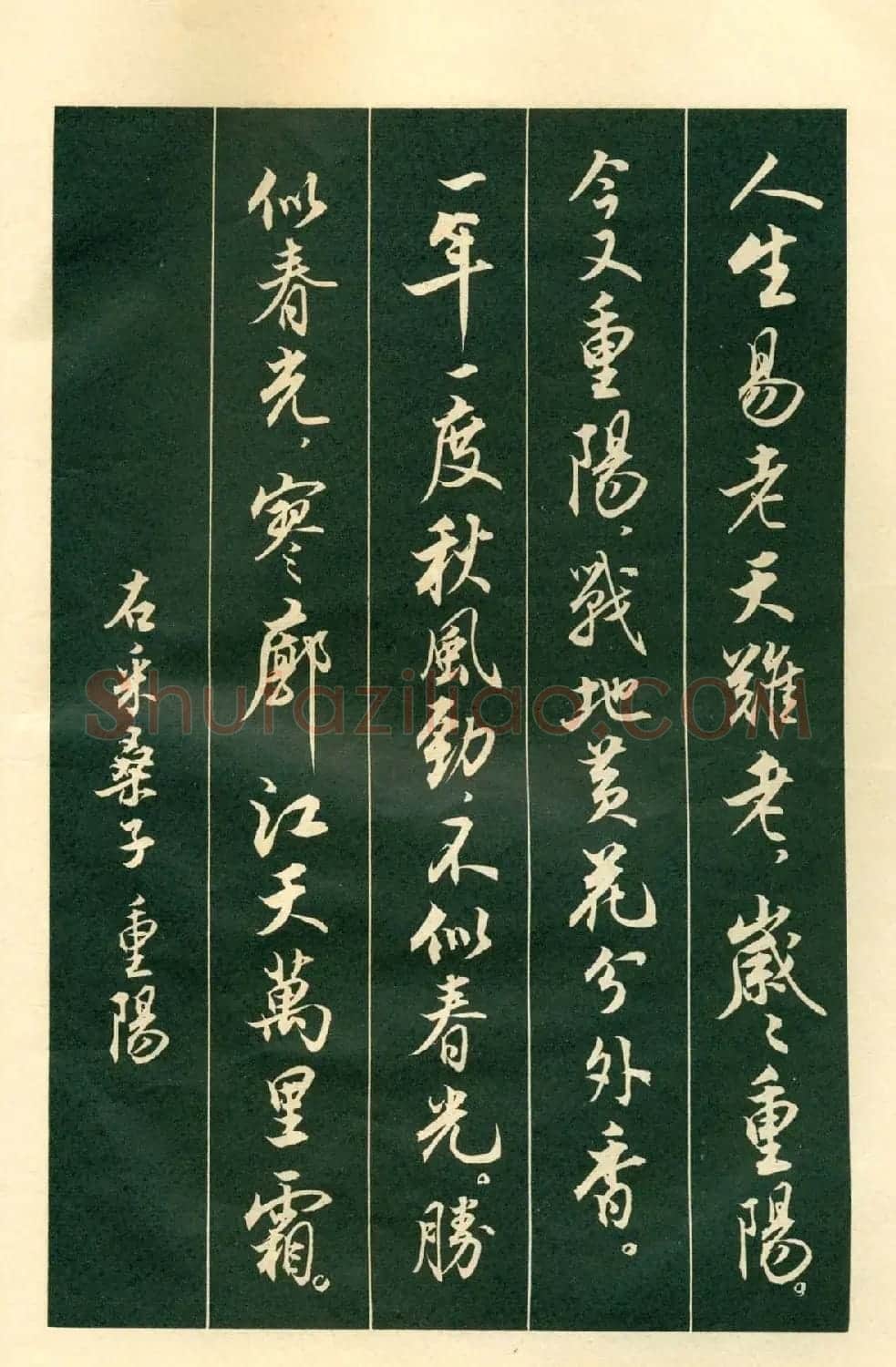 书法字帖《毛主席诗词行书帖》 | 软笔行书字帖