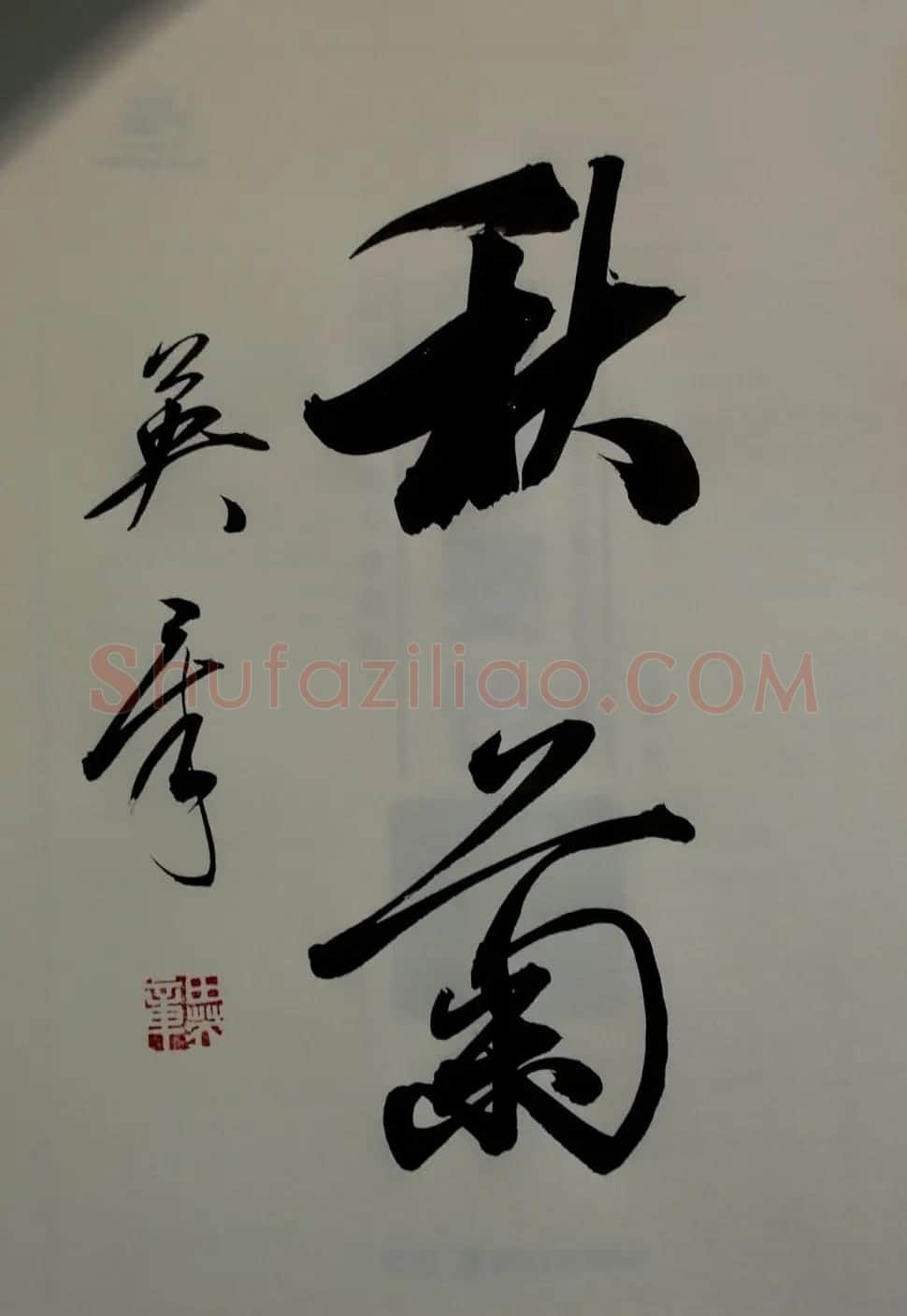 田英章书法2字作品欣赏第三辑 | 书法名家作品鉴赏