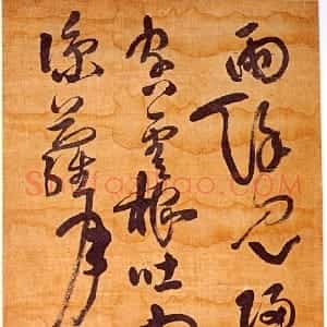清代 傅山草书《草书天龙山迳诗》