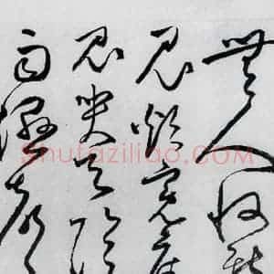 明代 丰坊 草书《丰坊书杜甫哀王孙等二首(18)》毛笔书法草书作品图片欣赏