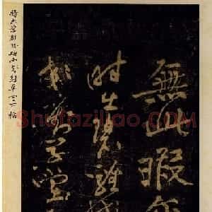 黄庭坚书法草书欣赏《杜甫诗三首》