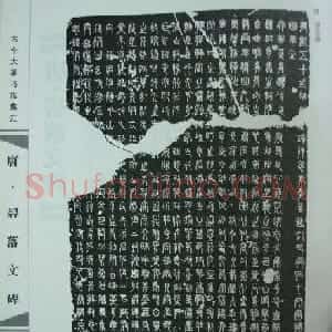 唐代篆书书法《碧落文碑》
