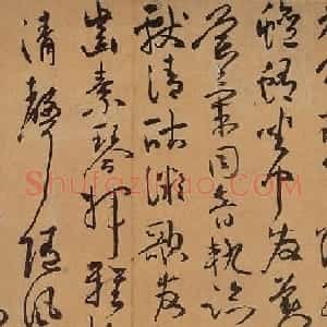 祝允明草书欣赏《嵇康酒会诗》