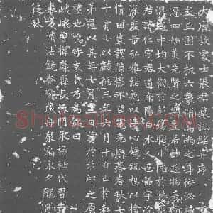 唐代 楷书墓志拓片《大唐故处士张君墓志铭》高清图片欣赏