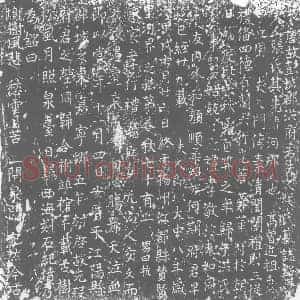 唐代 楷书墓志拓片《唐故彭城郡洪府君夫人张氏墓志铭》高清图片欣赏