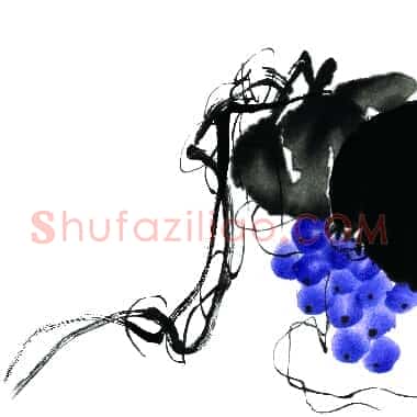 近现代齐白石国画《寄萍.TIF》高清大图资源下载