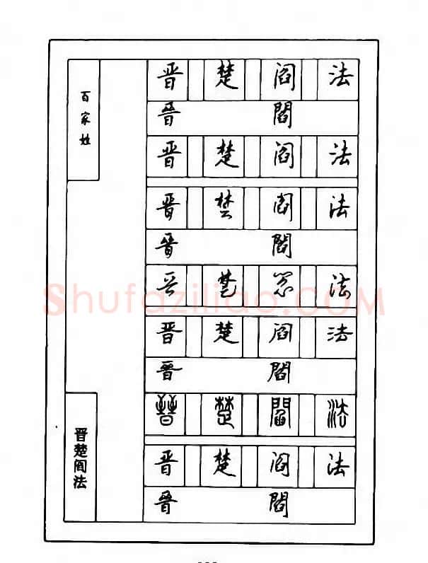 钢笔七体字帖《顾仲安书百家姓》 | 硬笔书法字帖