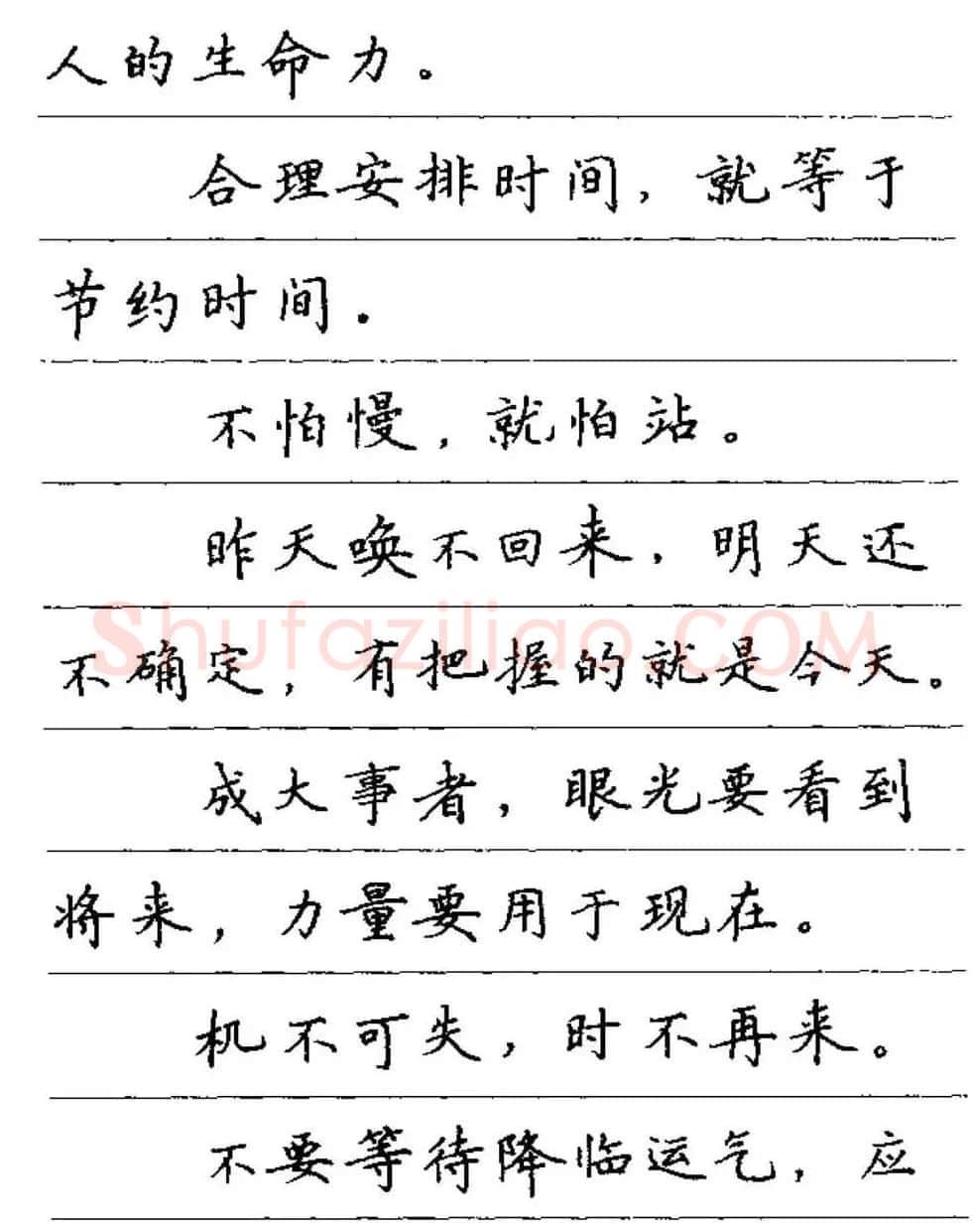 卢中南钢笔字帖《谚语名句》楷书篇 | 硬笔书法字帖