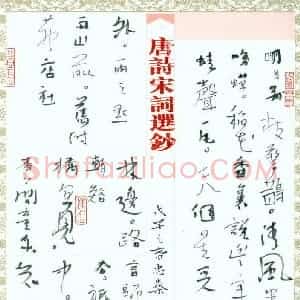 李忠燊 硬笔行书作品《唐诗宋词选抄》图片欣赏