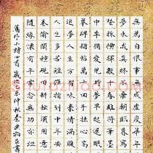 秦连柏(成人组 铜奖)硬笔书法大赛 获奖作品图片欣赏