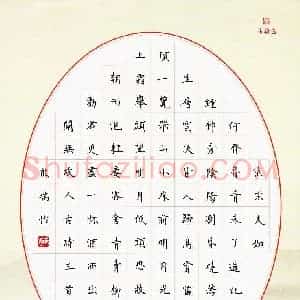 熊瑞怡(少儿组 13岁 金奖)硬笔书法大赛 获奖作品图片欣赏