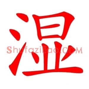 湿