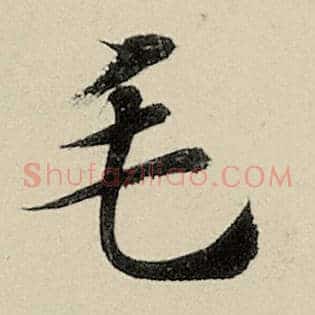 毛